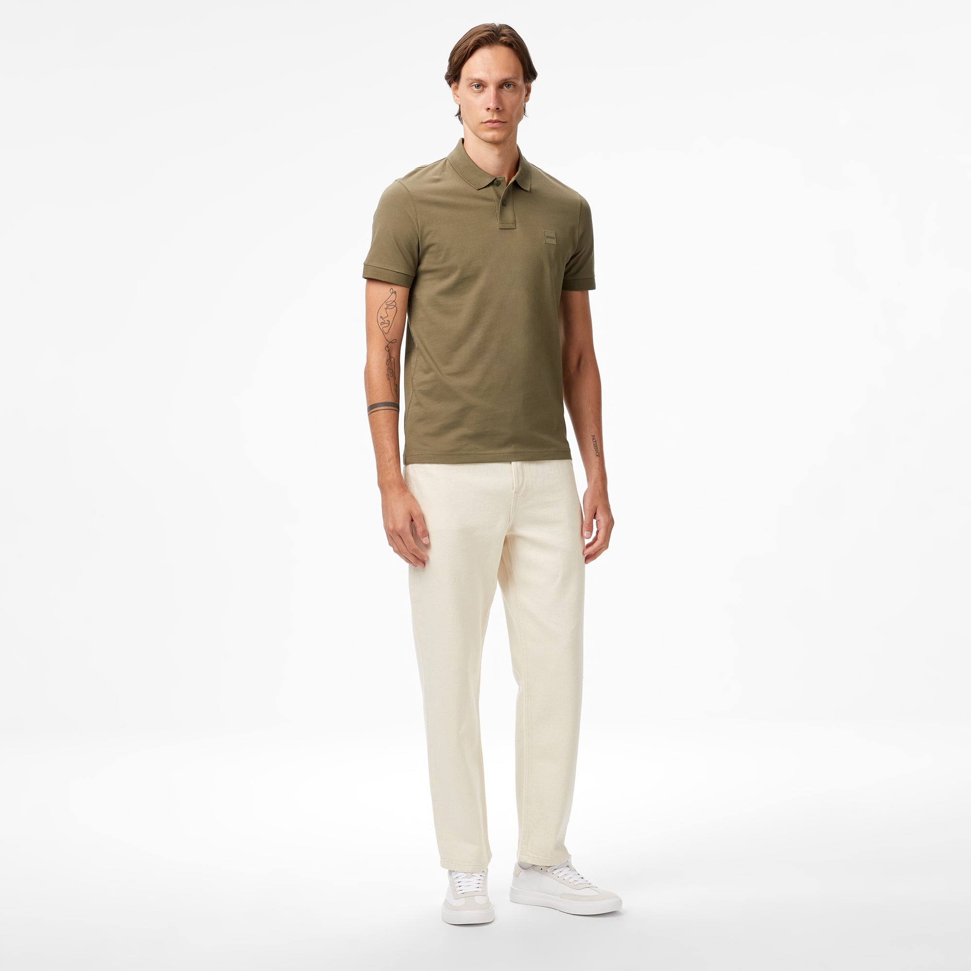 Boss Passenger Erkek Açık Yeşil Polo