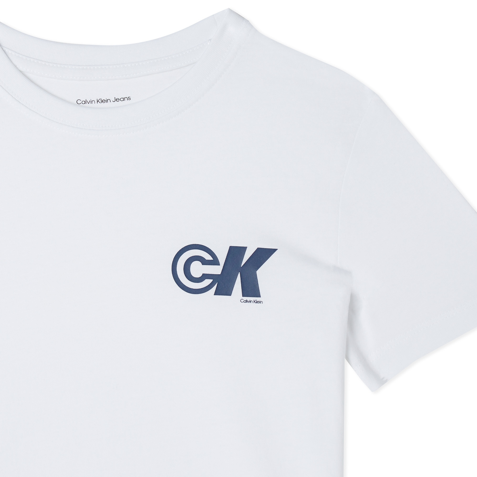 Calvin Klein Seasonal Regular Çocuk Beyaz T-Shirt
