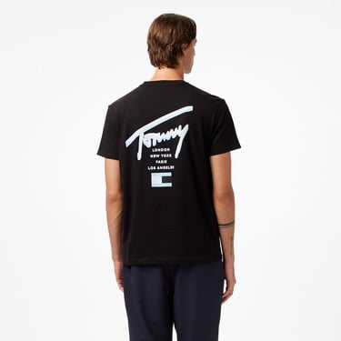  Tommy Hilfiger Signature City Erkek Siyah T-Shirt