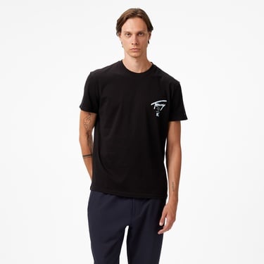  Tommy Hilfiger Signature City Erkek Siyah T-Shirt
