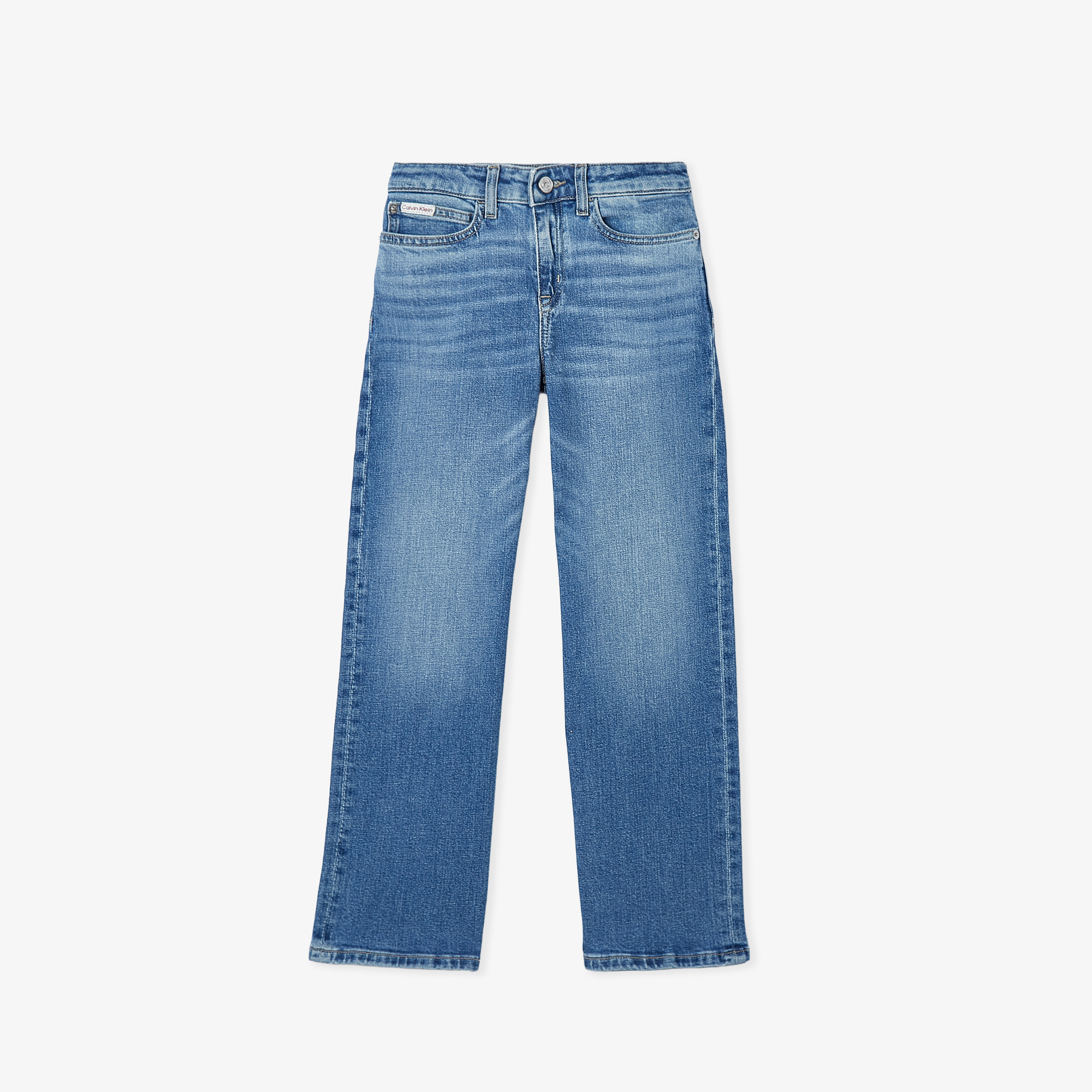  Calvin Klein Wide Leg Authentic Çocuk Mavi Jean