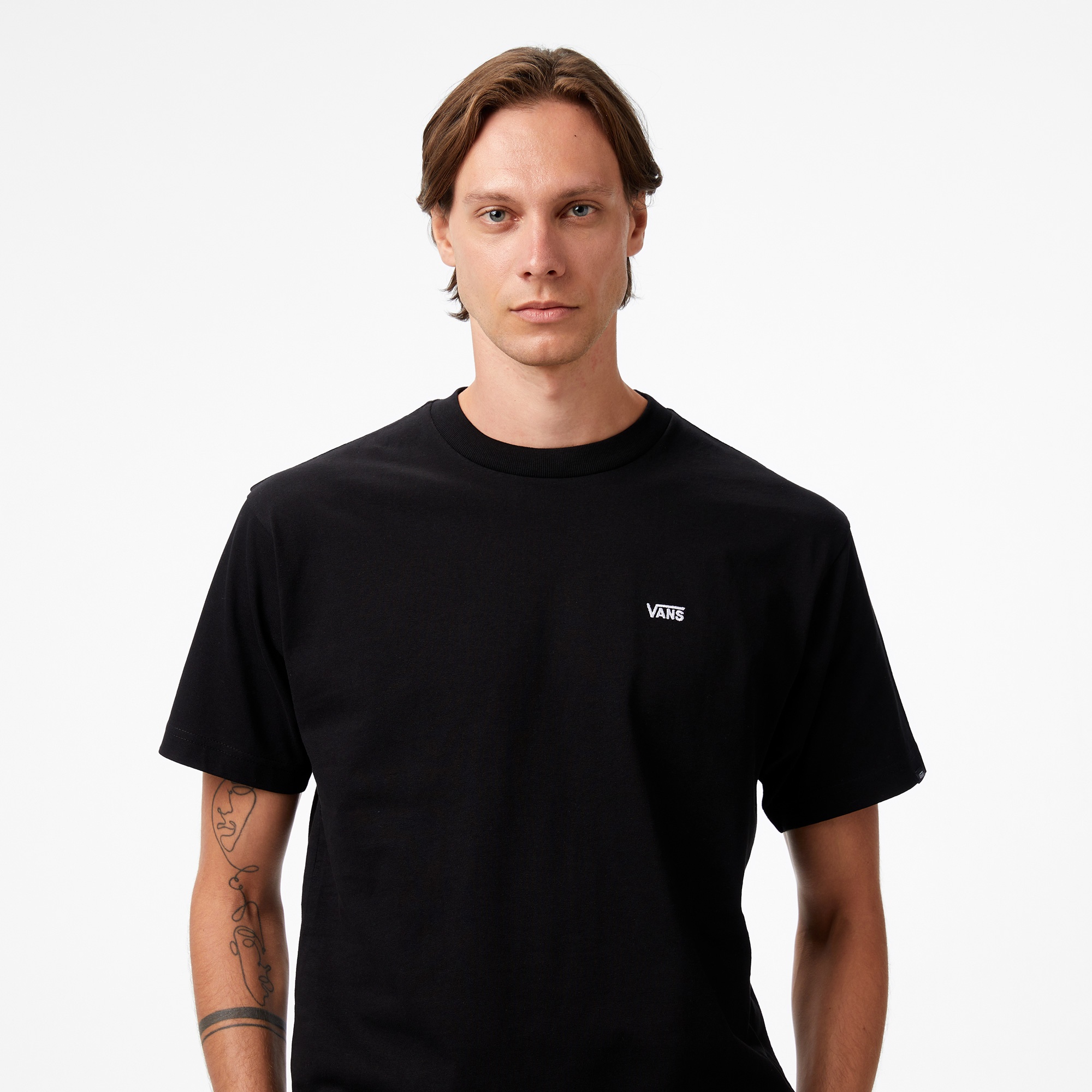 Vans Left Chest ii Loose Ss Erkek Siyah T-Shirt