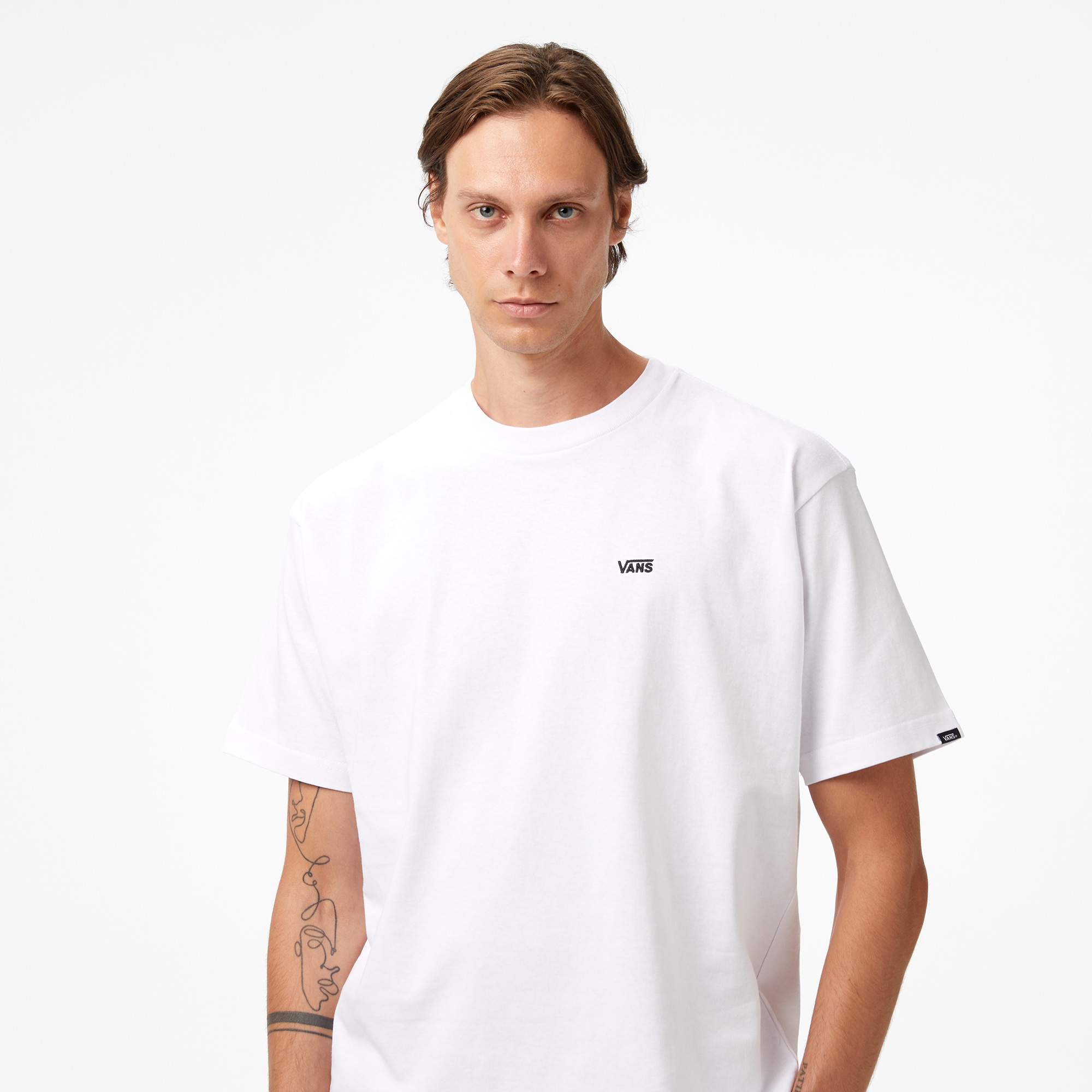 Vans Left Chest ii Loose Ss Erkek Beyaz T-Shirt