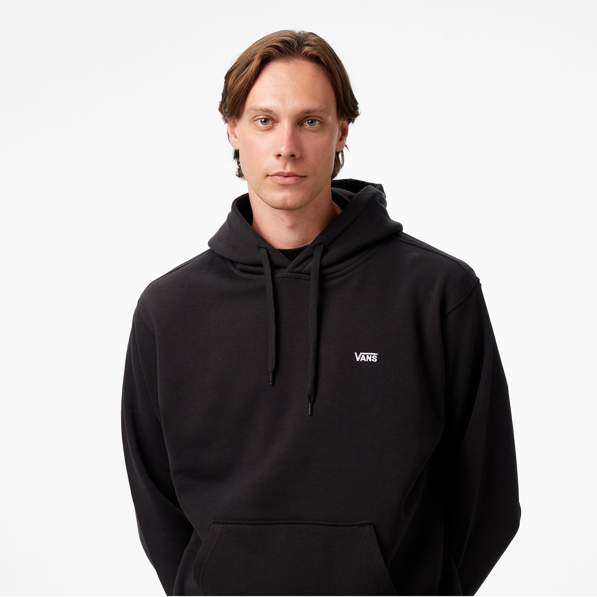 Vans Left Chest ii Loose Po Erkek Siyah Sweatshırt