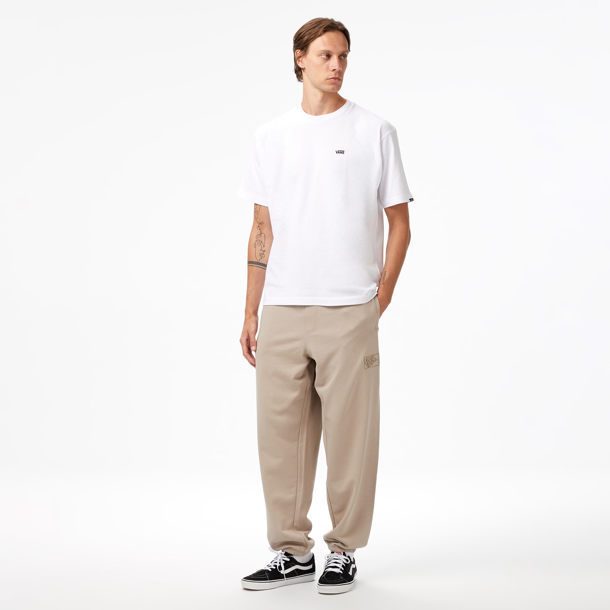 Vans Left Chest ii Loose Ss Erkek Beyaz T-Shirt