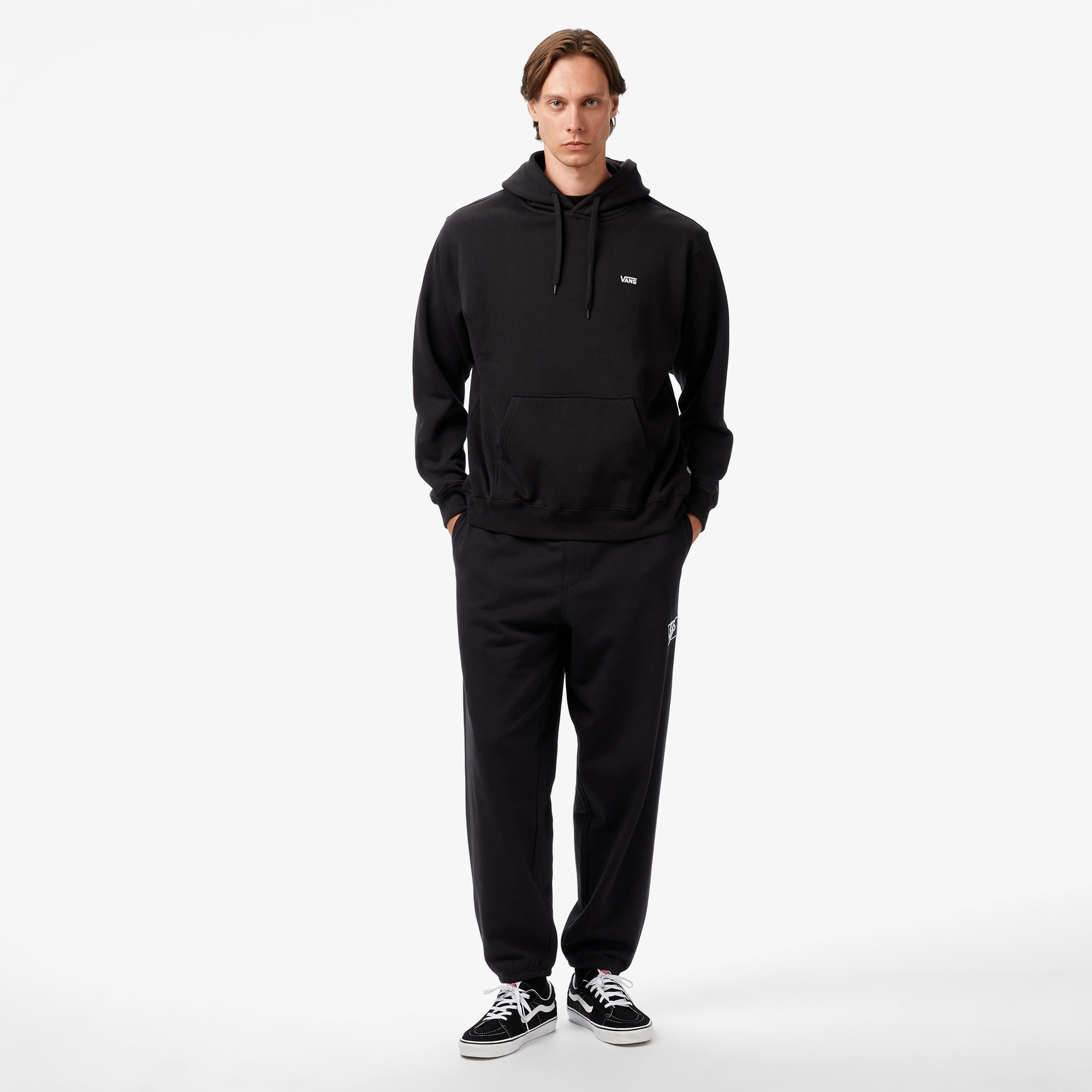 Vans Left Chest ii Loose Po Erkek Siyah Sweatshırt