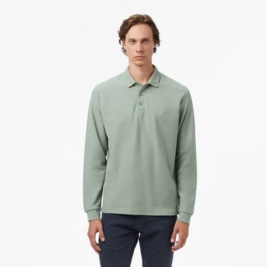  Nautica Erkek Yeşil Classic Fit Uzun Kollu Polo Yaka T-Shirt