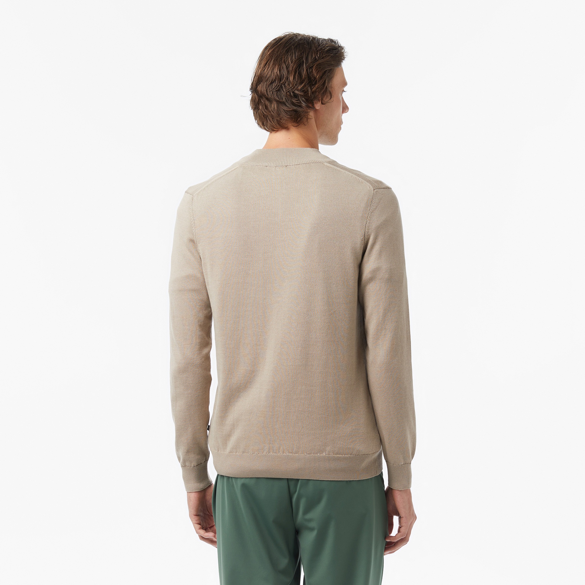 Nautica Erkek Bej Classic Fit Kazak