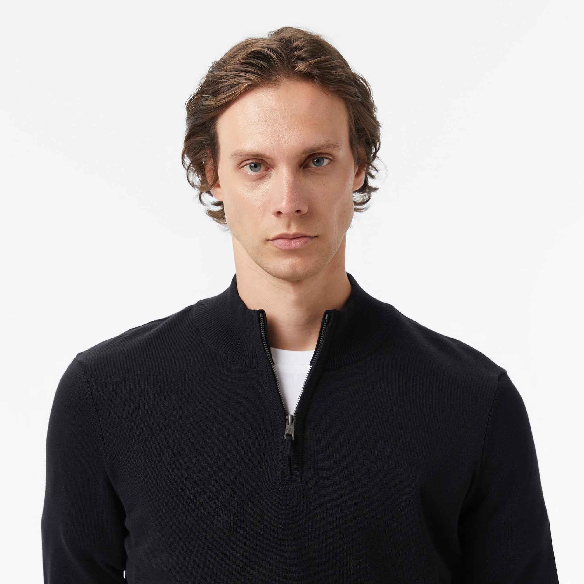 Nautica Erkek Siyah Classic Fit Kazak