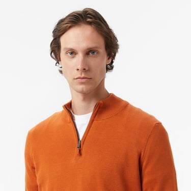  Nautica Erkek Turuncu Classic Fit Kazak