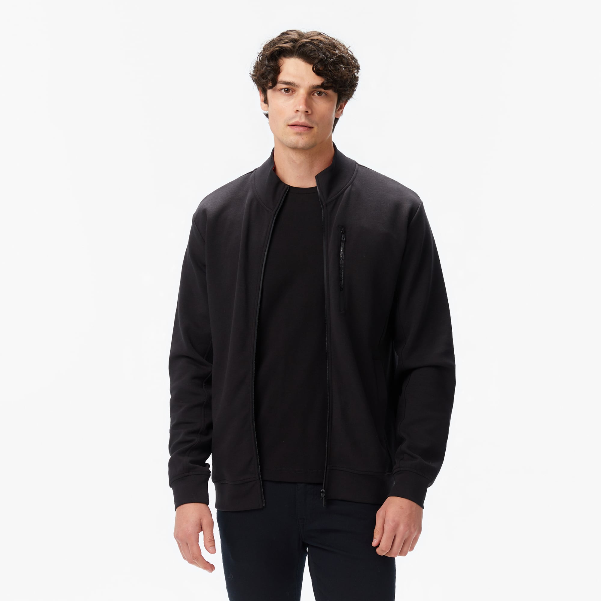  Nautica Erkek Siyah Classic Fit Sweatshirt