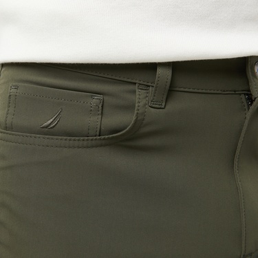  Nautica Erkek Yeşil Slim Fit Pantolon