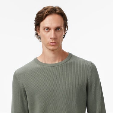  Nautica Erkek Yeşil Classic Fit Kazak