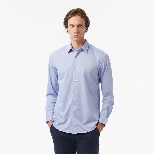  Nautica Erkek Mavi Slim Fit Gömlek