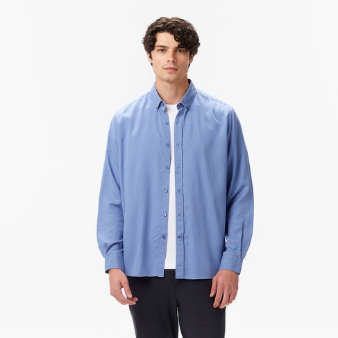  Nautica Erkek Mavi Classic Fit Gömlek