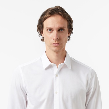  Nautica Erkek Beyaz Slim Fit Gömlek