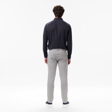  Nautica Erkek Gri Slim Fit Pantolon