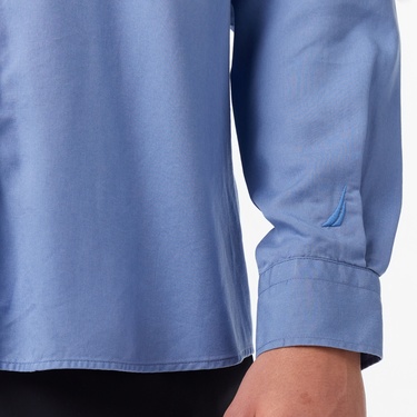  Nautica Erkek Mavi Classic Fit Gömlek