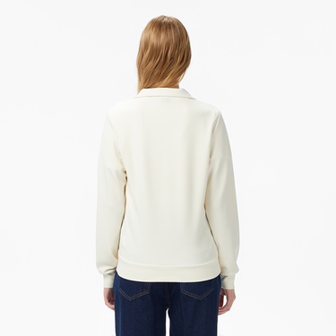  Nautica Kadın Krem Regular Fit Sweatshirt