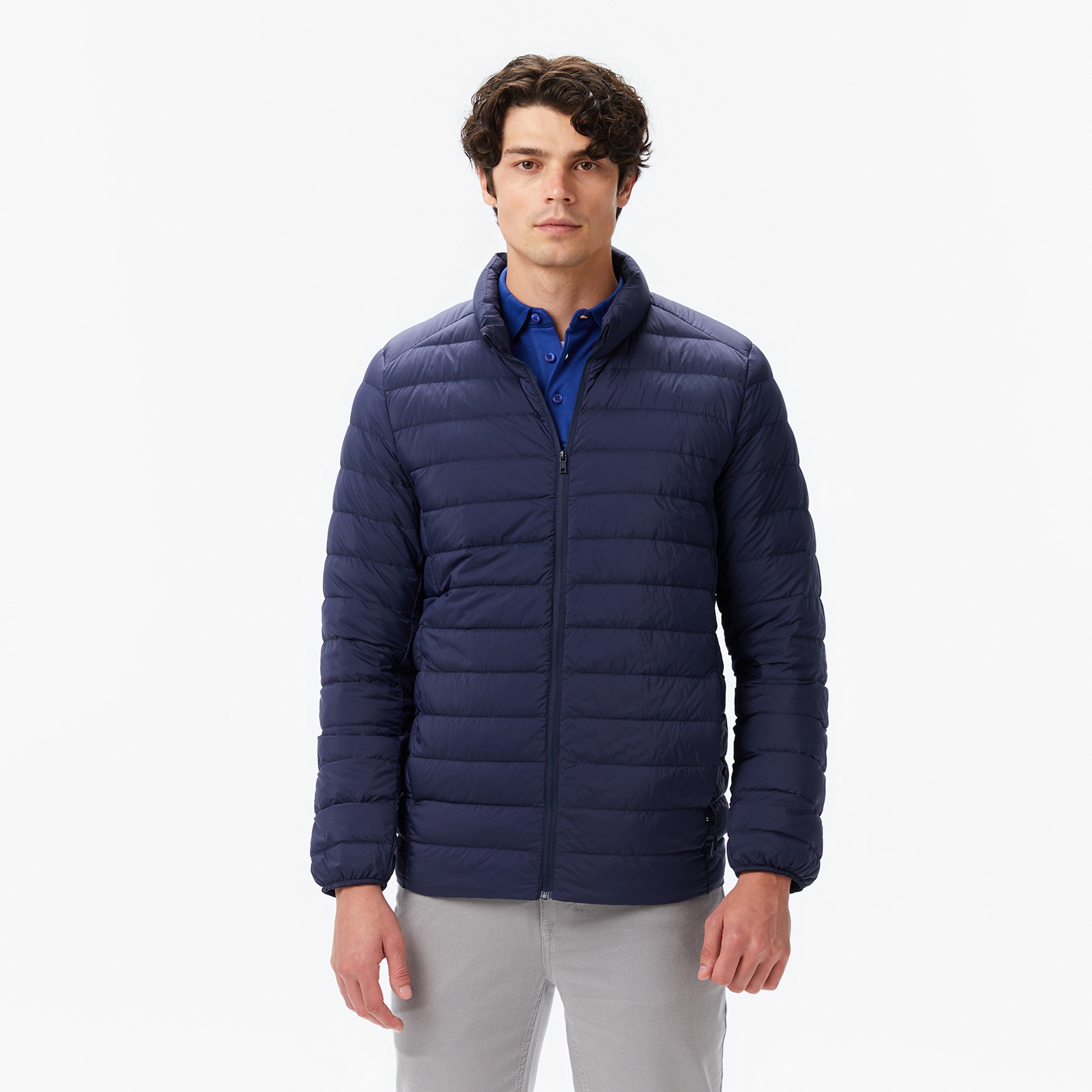 Nautica Erkek Lacivert Regular Fit Mont