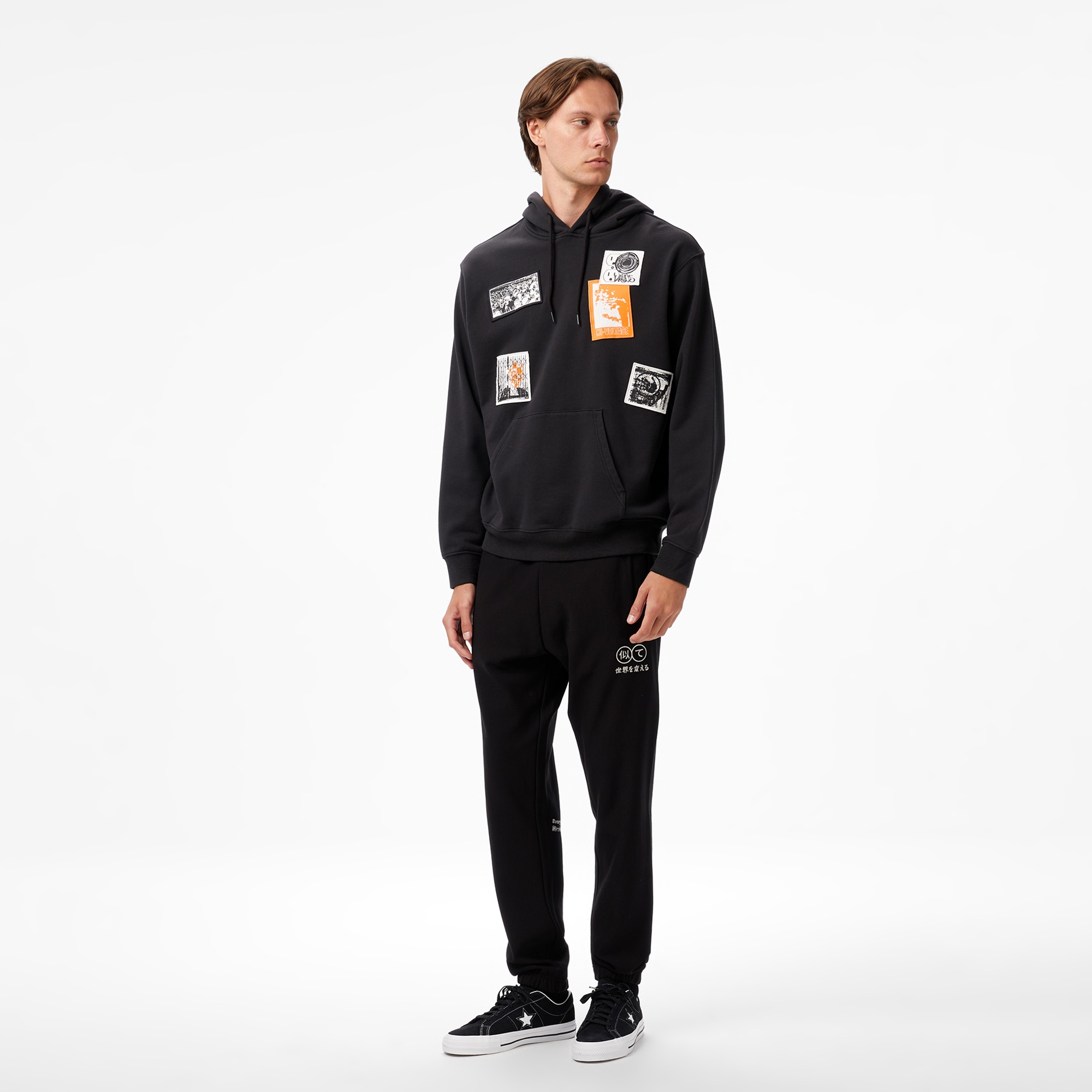 Vans Punk Patch Pullover Erkek Siyah Sweatshırt