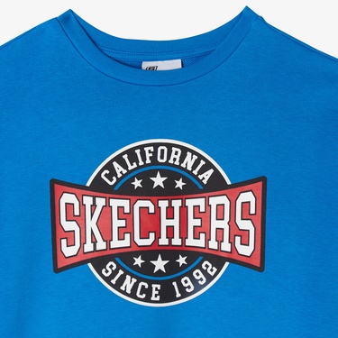  Skechers Crewneck Çocuk Mavi Sweatshirt
