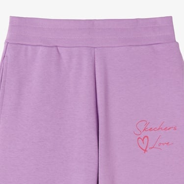  Skechers Lw Fleece Çocuk Mor Eşofman Altı