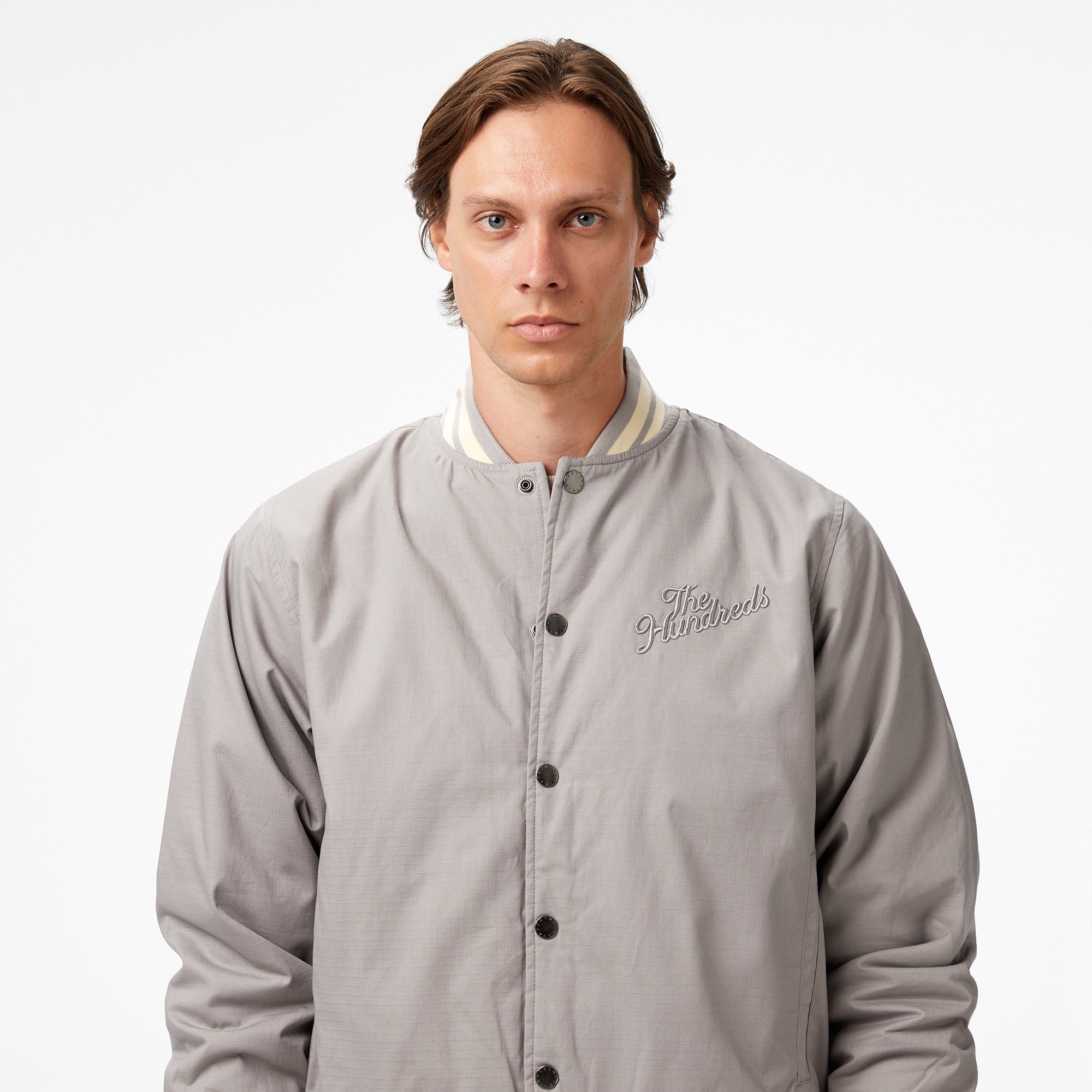 The Hundreds Slant Sports Erkek Gri Ceket