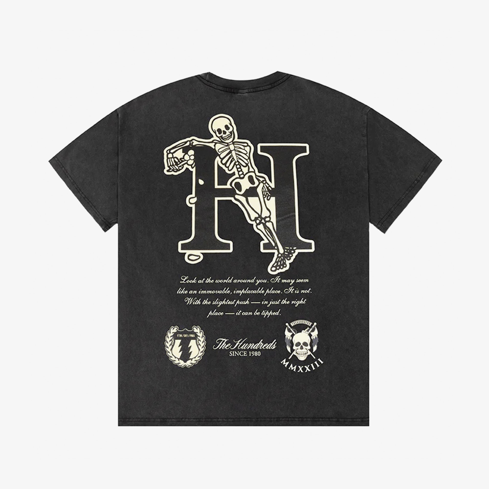 The Hundreds End Of The Beginning Erkek Siyah T-Shirt