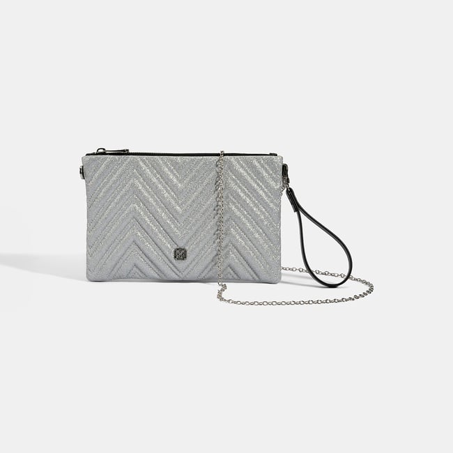  Kadın Gümüş Omuz Askılı Portföy Çanta