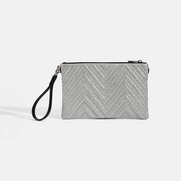  Kadın Gümüş Omuz Askılı Portföy Çanta