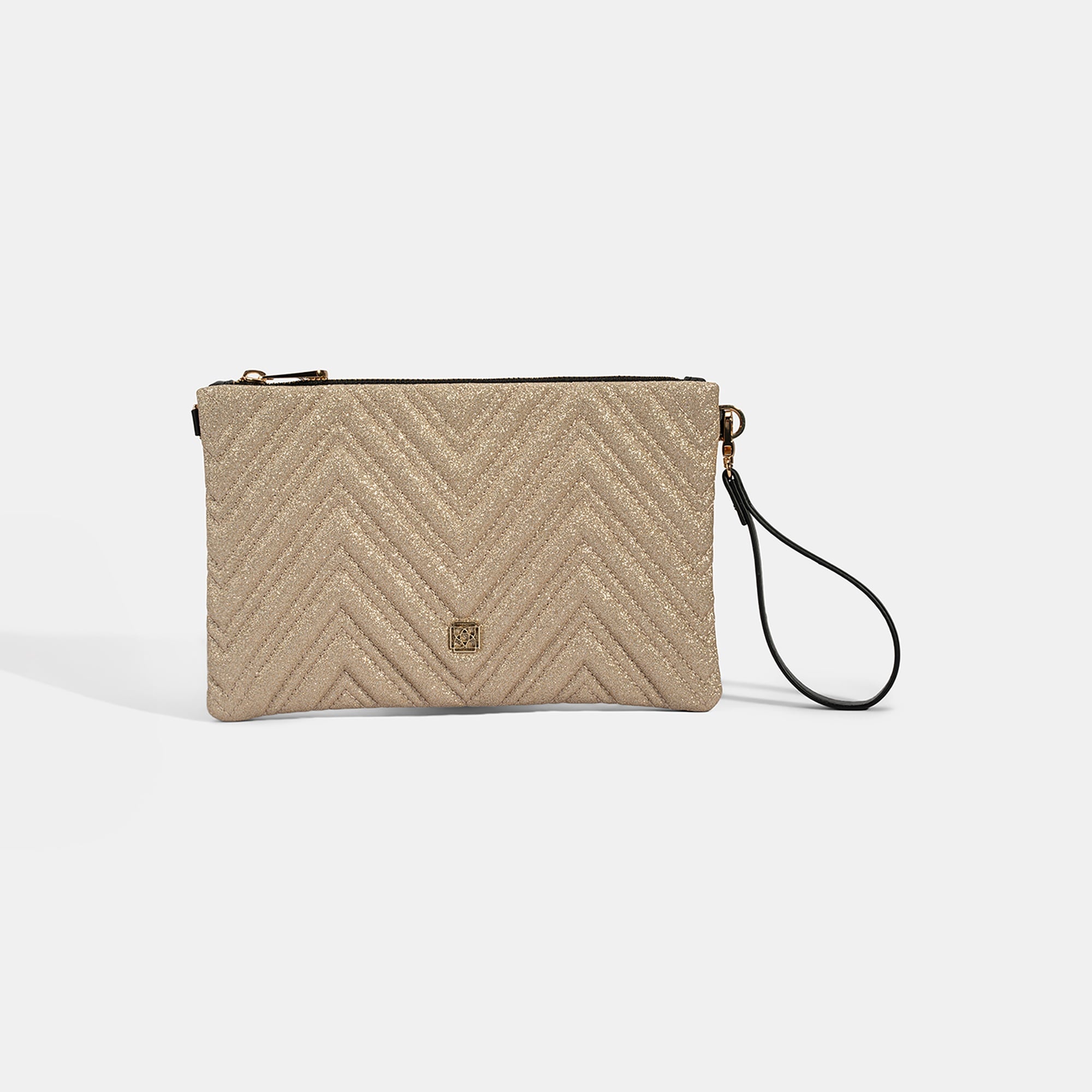 Kadın Gold Omuz Askılı Portföy Çanta