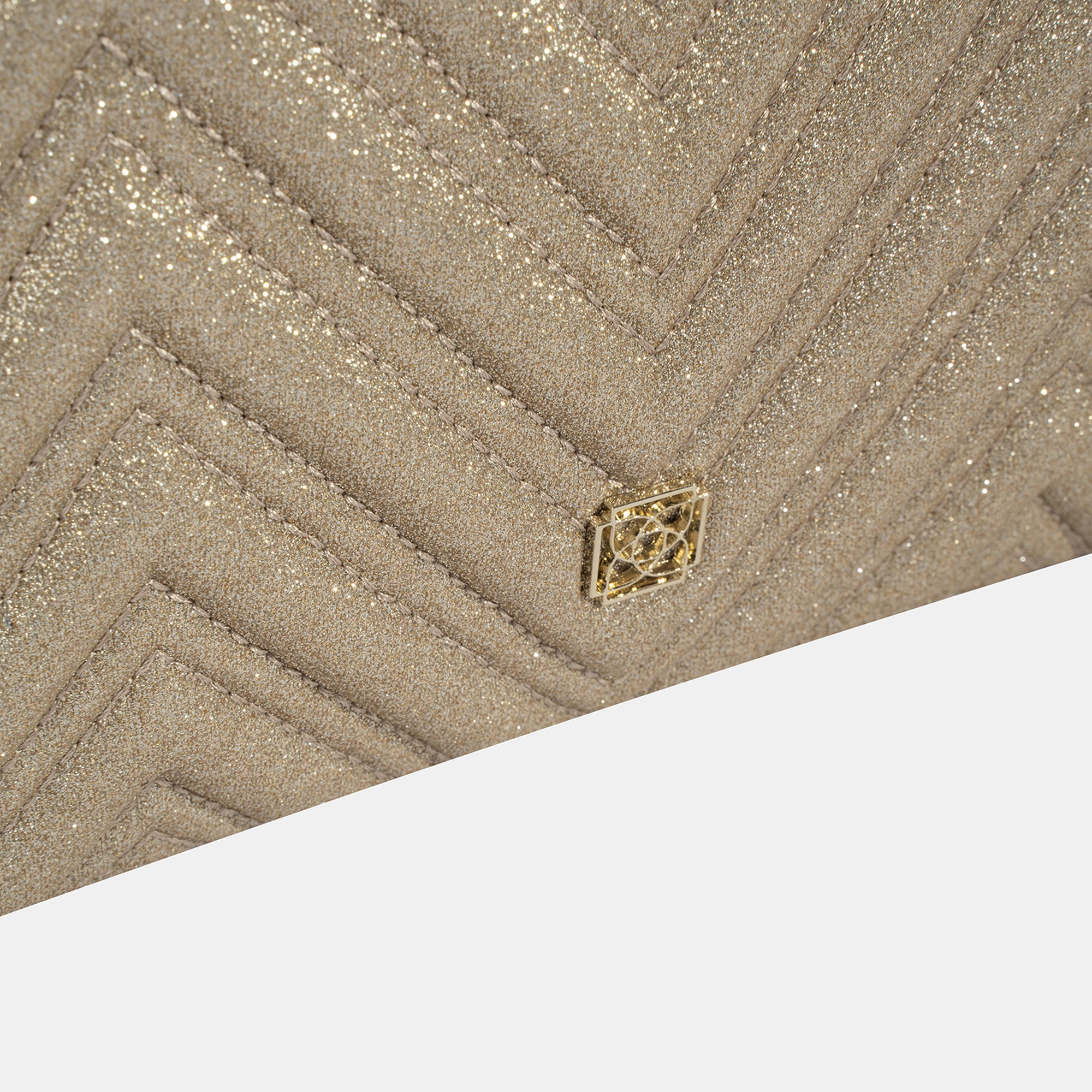 Kadın Gold Omuz Askılı Portföy Çanta