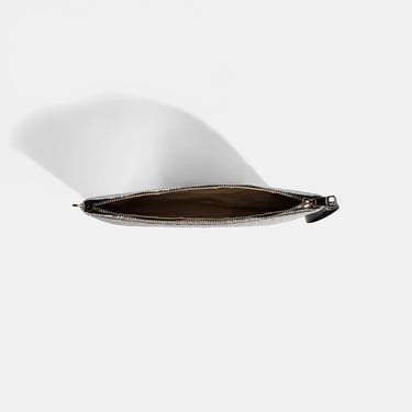  Kadın Gümüş Omuz Askılı Portföy Çanta