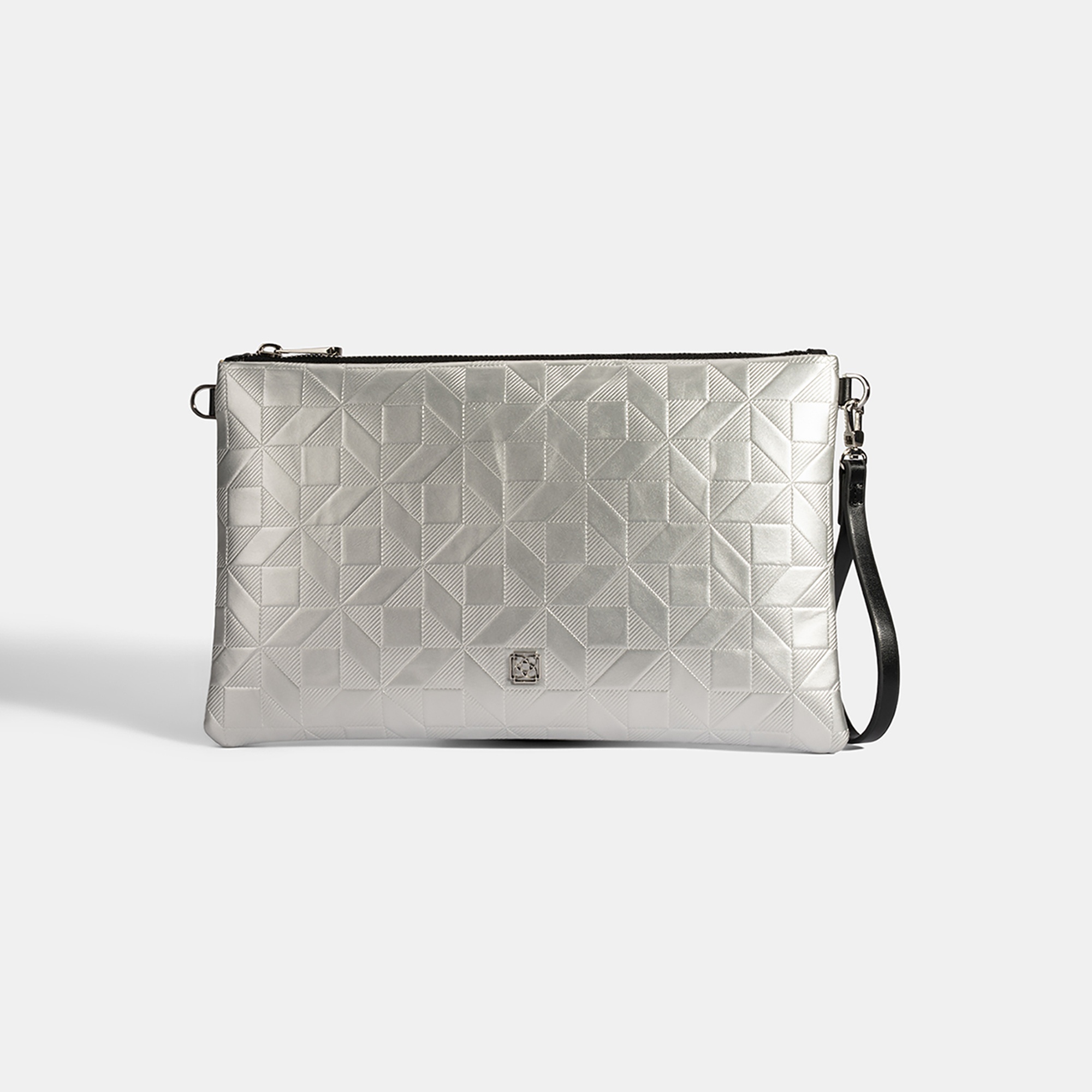 Kadın Gümüş Omuz Askılı Portföy Çanta