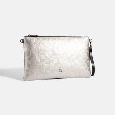  Kadın Gümüş Omuz Askılı Portföy Çanta