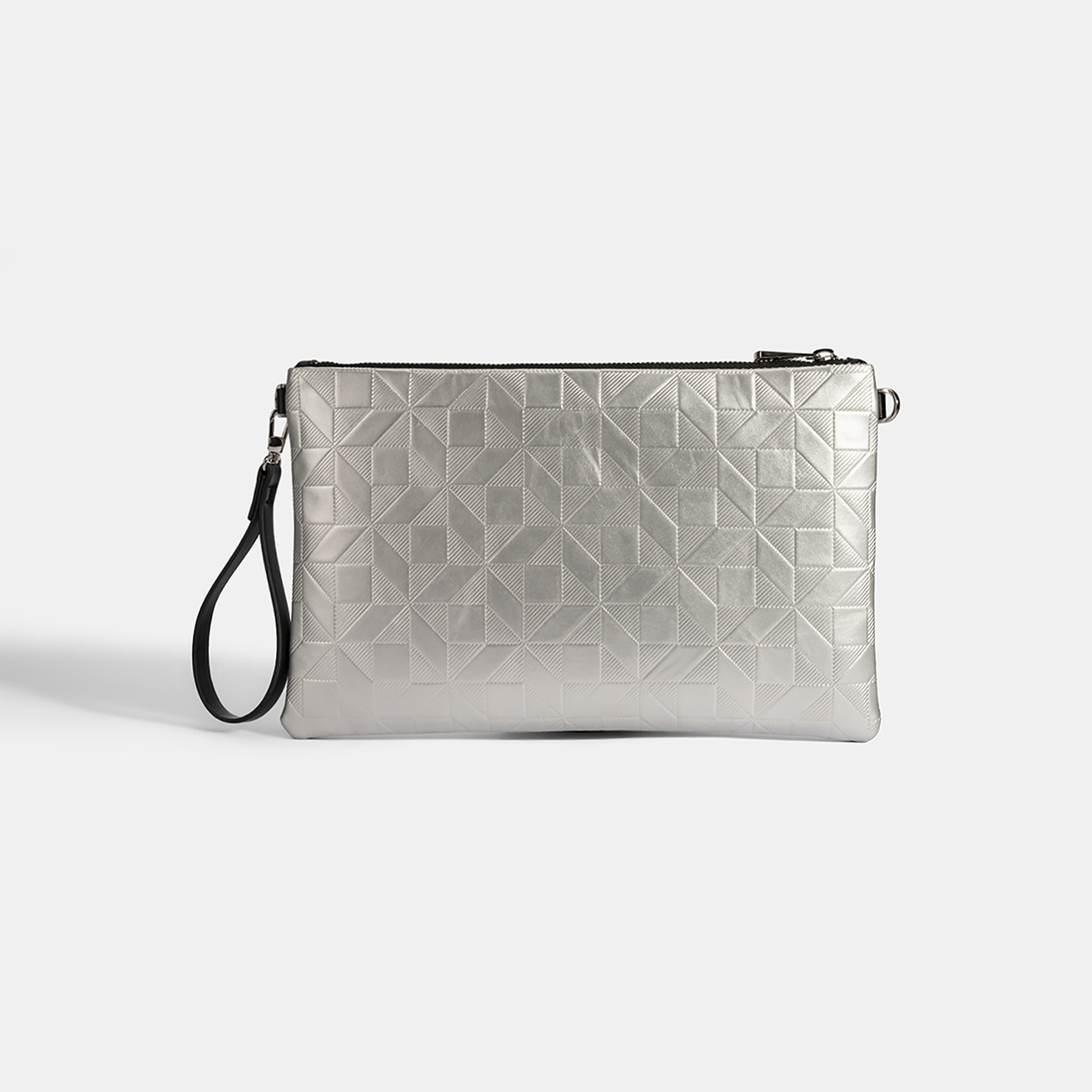 Kadın Gümüş Omuz Askılı Portföy Çanta