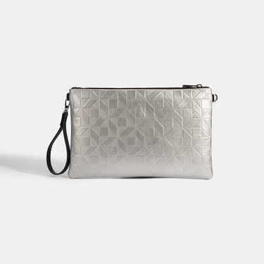  Kadın Gümüş Omuz Askılı Portföy Çanta