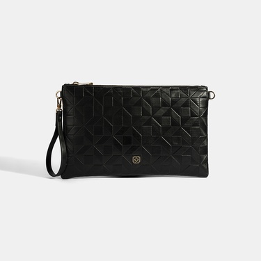  Kadın Siyah Omuz Askılı Portföy Çanta