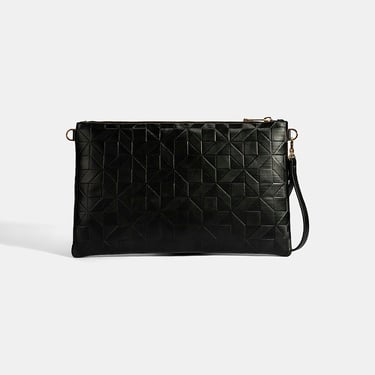  Kadın Siyah Omuz Askılı Portföy Çanta