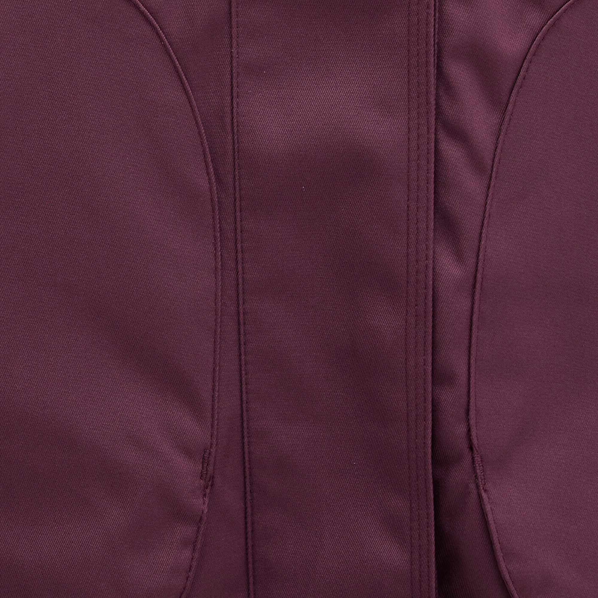 Mavi Kapüşonlu Bordo Ceket Loose Fit / Bol Rahat Kesim 1110014-70223