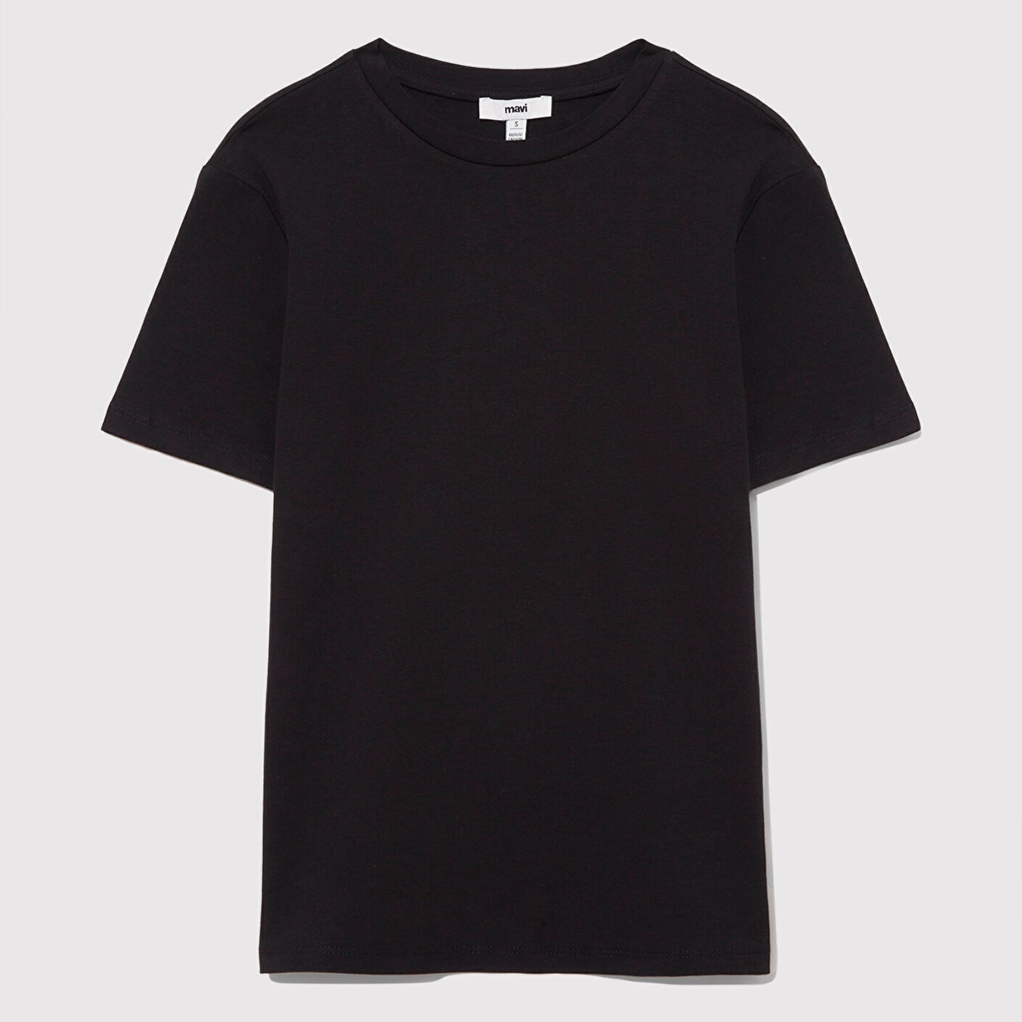 Mavi 2li Kadın Basic Tişört Fitted / Vücuda Oturan Kesim 1611372-900