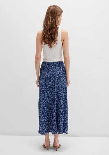  Mavi Baskılı Lacivert Etek 1310583-91323