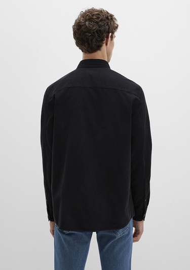  Mavi Siyah Gömlek Regular Fit / Normal Kesim 0211746-900