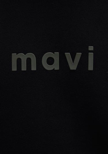  Mavi Mavi Logo Baskılı Siyah Sweatshirt 0S10556-900
