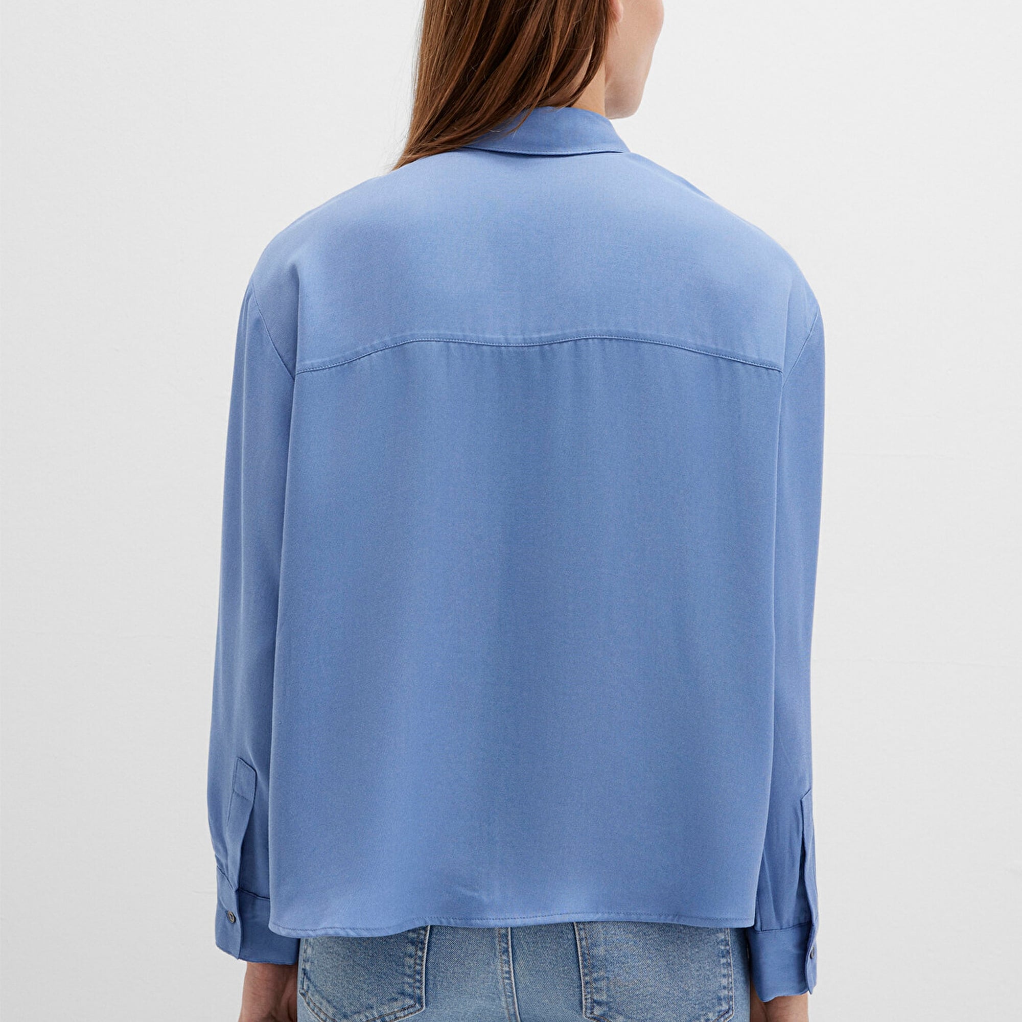 Mavi Mavi Gömlek Oversize / Geniş Kesim 1211354-86802