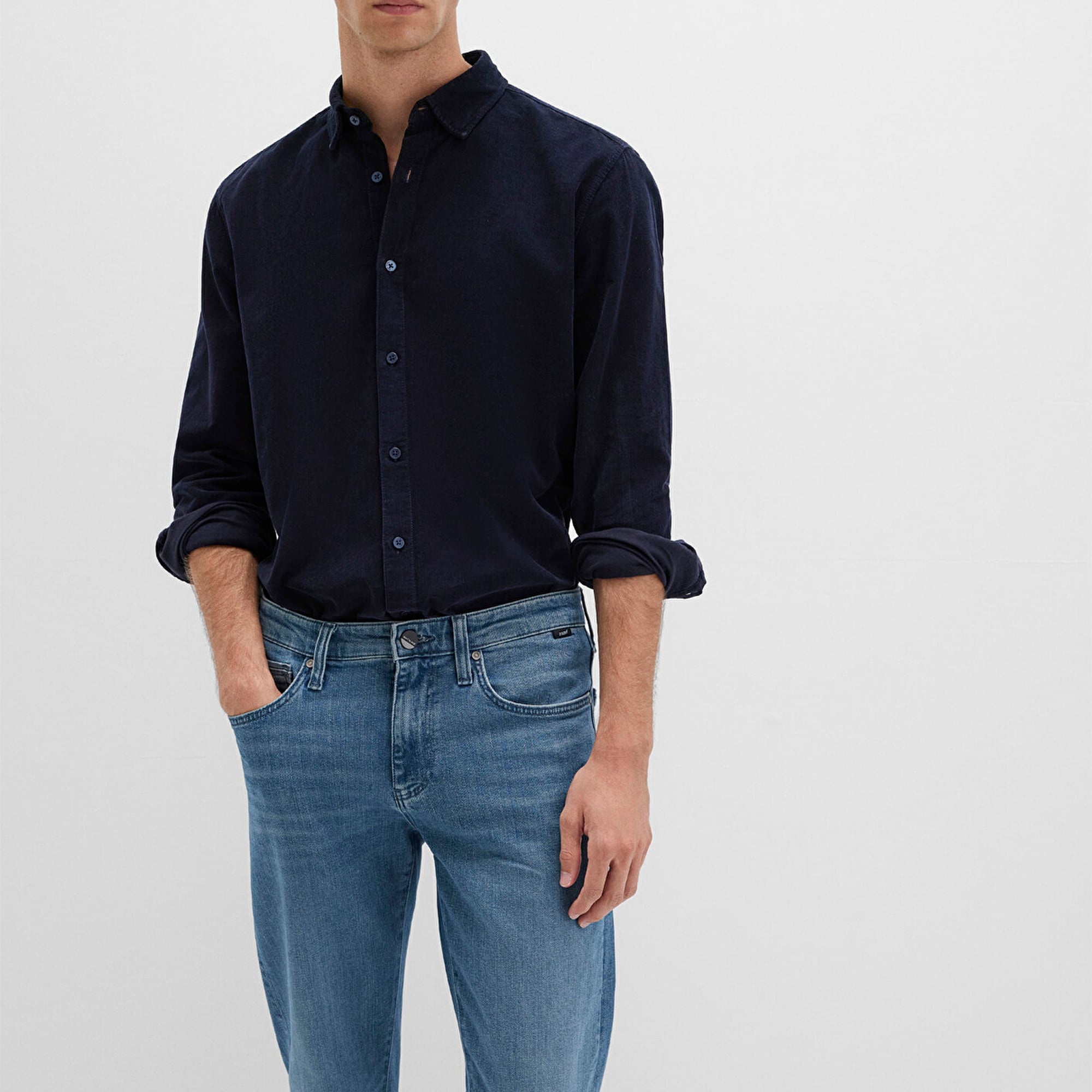 Mavi Lacivert Gömlek Regular Fit / Normal Kesim 0211746-80872