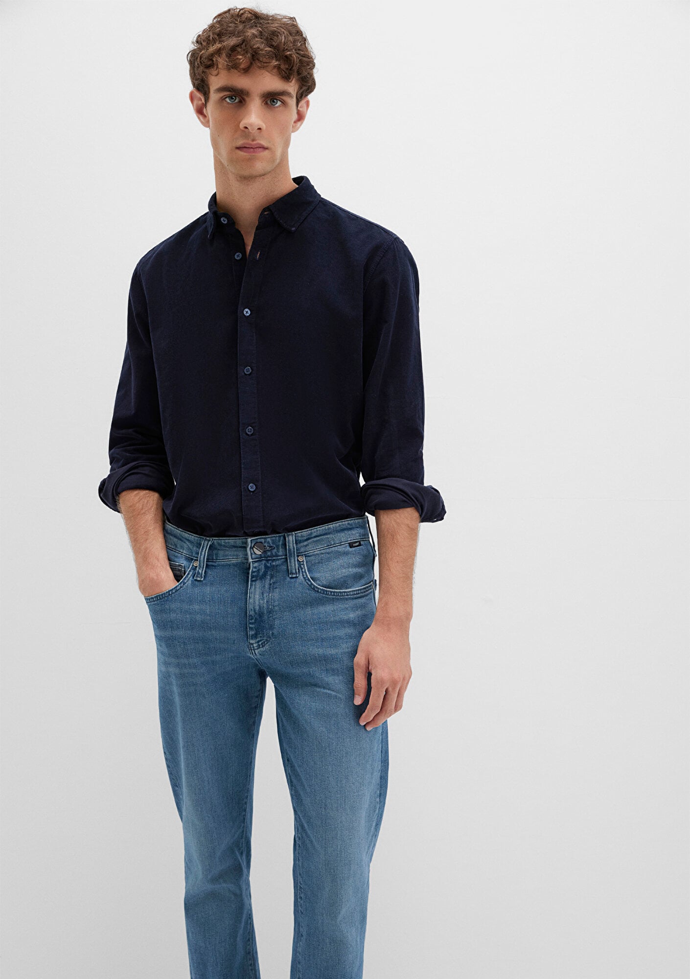  Mavi Lacivert Gömlek Regular Fit / Normal Kesim 0211746-80872