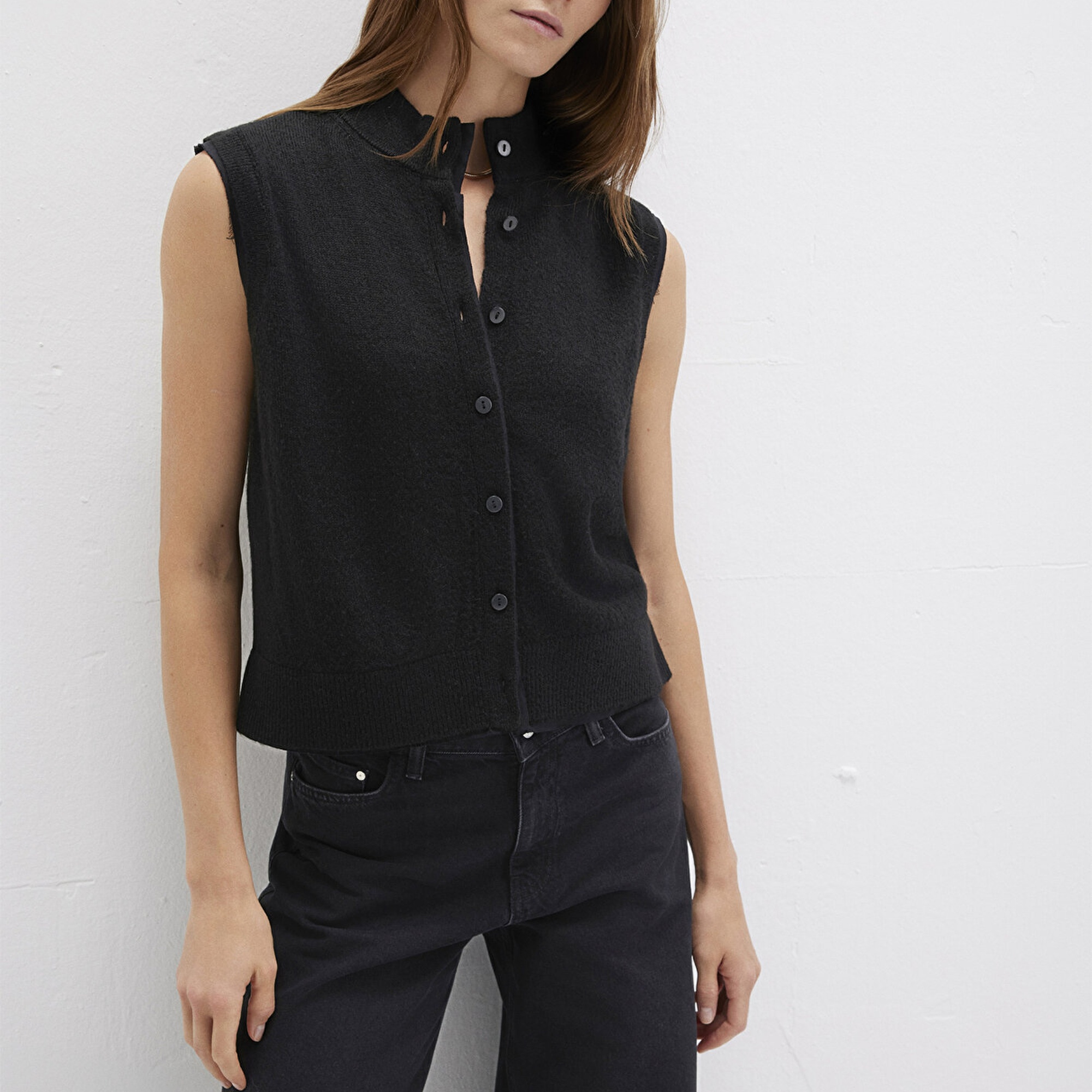 Mavi Yün Karışımlı Siyah Süveter Regular Fit / Normal Kesim 1710791-900