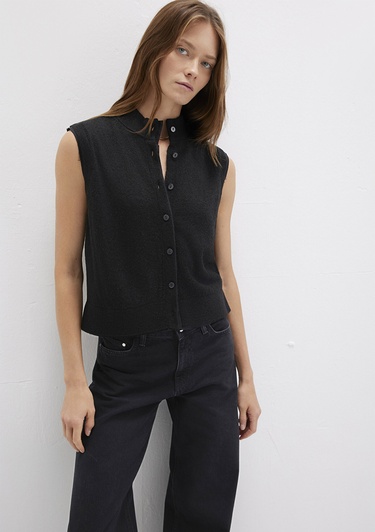  Mavi Yün Karışımlı Siyah Süveter Regular Fit / Normal Kesim 1710791-900